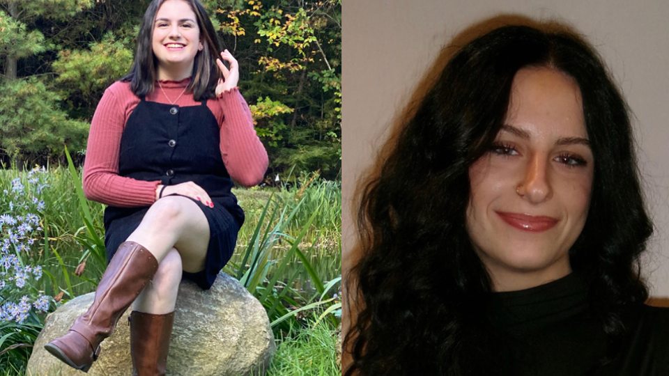 SUNY Oswego students Marie Sova and Lily Tringali will cohost the 2025 Subnivean Awards
