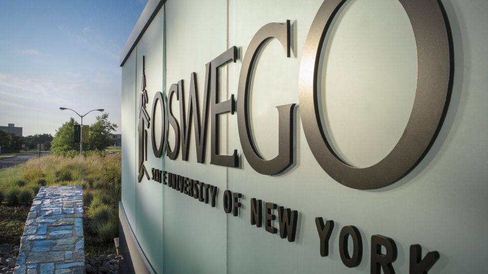 SUNY Oswego main entrance