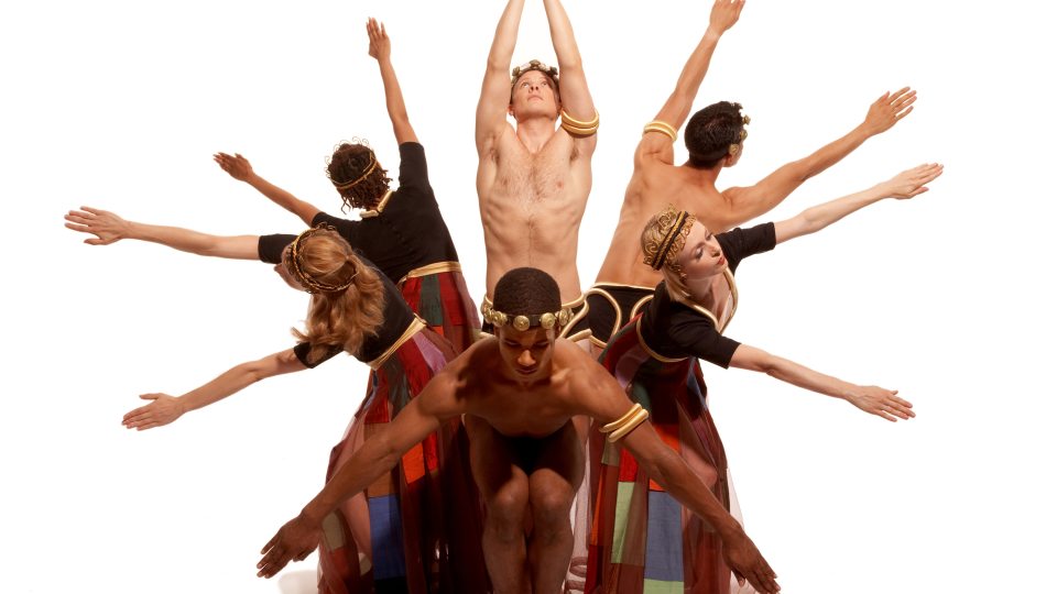 Taylor 2 dancers strike a variety of outstretched poses