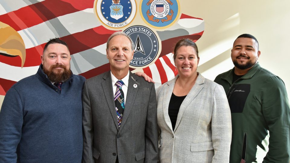 SUNY Oswego’s Veterans Lounge and Battle Buddy Center in Sheldon Hall hosts an annual luncheon in honor of Veterans Day.