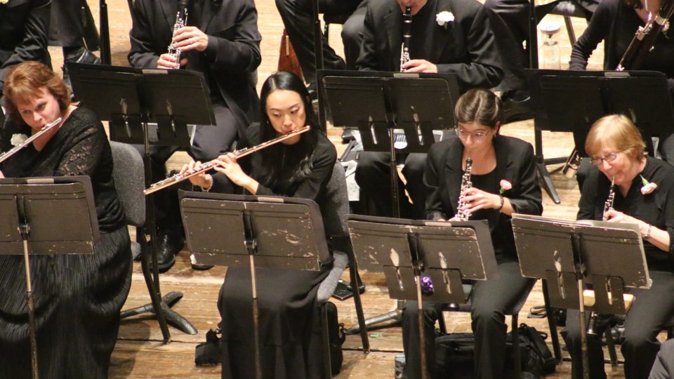 The Symphoria wind session performs
