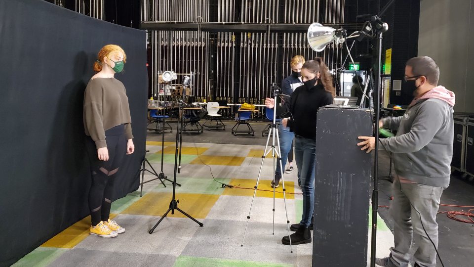 Theatre and broadcasting students work together to produce It's A Wonderful Life