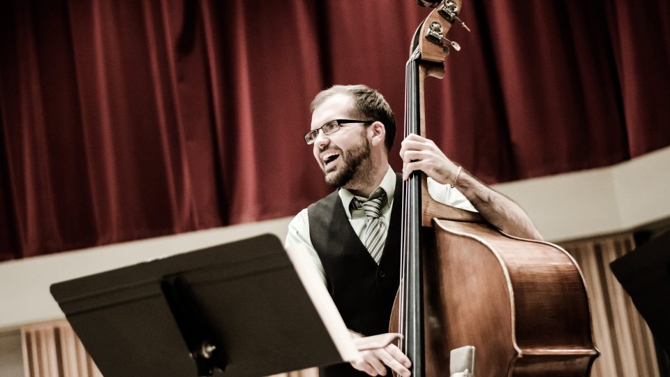 Danny Ziemann on bass