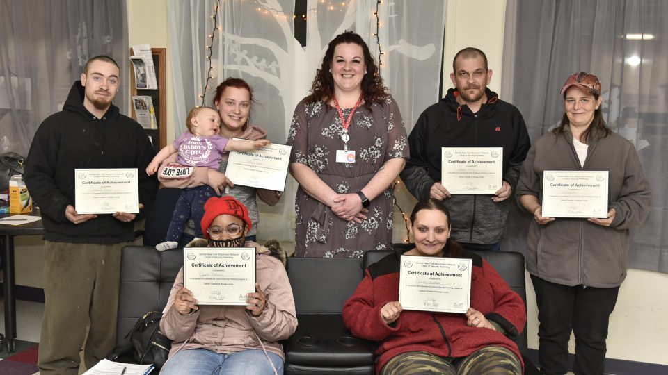 Circle of Security Parenting graduates at Catholic Charities in Fulton in February 2022