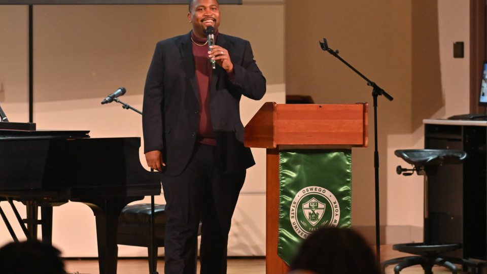 James Dekle of Purdue University served as keynote speaker of the 2026 MLK Celebration