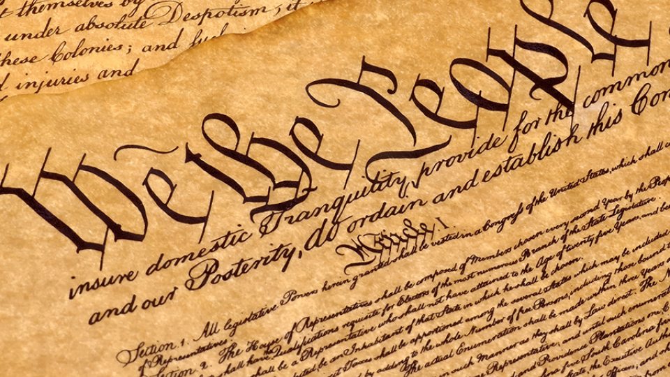 Image of We The People heading The Constitution