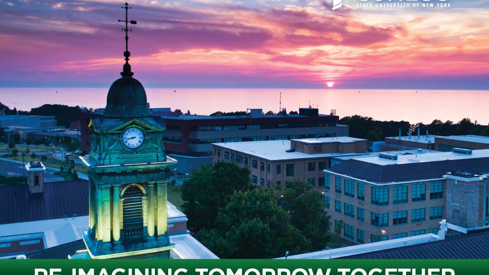 SUNY Oswego Annual Report cover