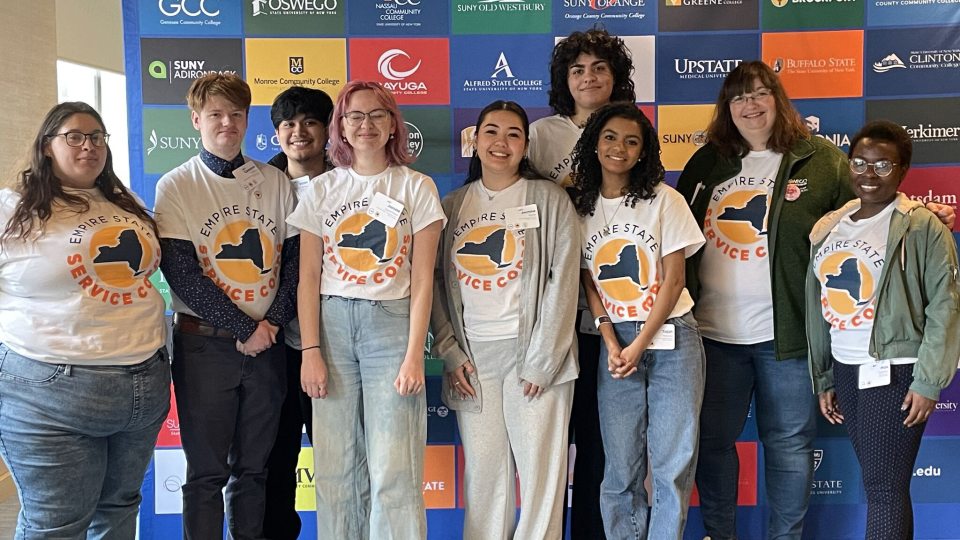 SUNY Oswego participants attended the SUNY Service and Civics Summit