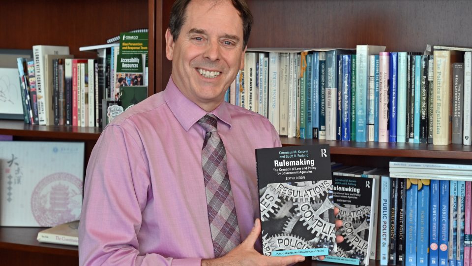 Provost and Vice President for Academic Affairs Scott Furlong has co-authored an updated edition of an influential textbook exploring the continued evolution of government decision-making, regulation and enforcement.
