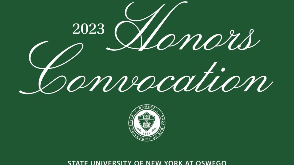 Honors Convocation 2023 event ID, logo, April 21, 2023
