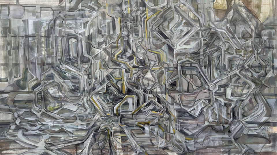 Abstract painting by Christopher McEvoy