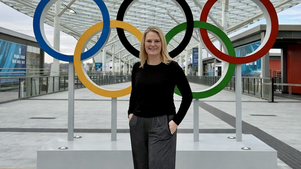 When the U.S. women’s ice hockey team clinched Olympic gold in Milan in dramatic overtime fashion, 1991 SUNY Oswego graduate Katie Kranze Million wasn’t on the ice — but she was sprinting toward it.