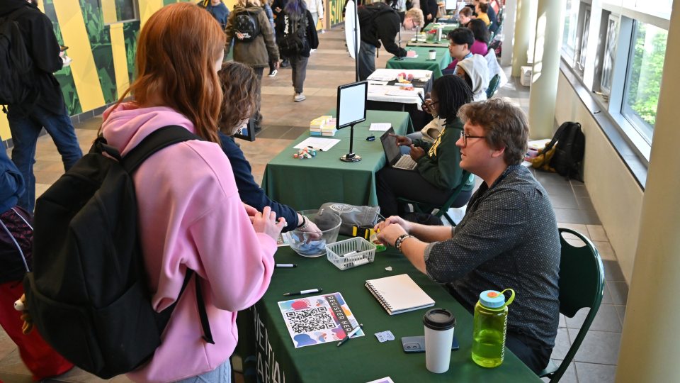 Students learn abourt a wide variety of employment, internship and other positions during the annual Campus Opportunities Expo