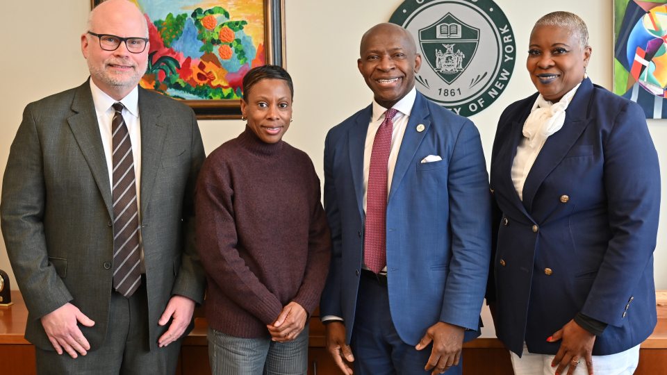 SUNY Oswego officials meet with representatives of the Bahamas Ministry of Education