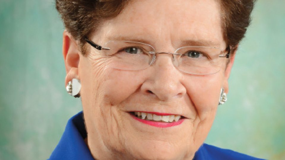 M. Catherine Richardson, a 1963 SUNY Oswego graduate, received the Syracuse Law Honors Medal