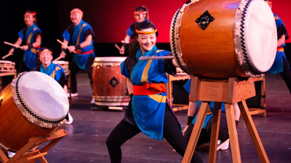 The San Jose Taiko Conservatory will bring its high-energy traditional Japanese drumming to SUNY Oswego for a show at 7 p.m. on Wednesday, March 6, in Waterman Theatre.