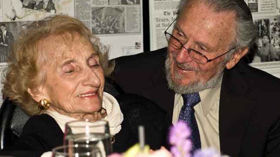 Ruth Gruber with Irving Schild