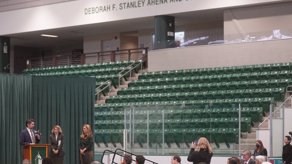 Deborah F. Stanley arena dedication