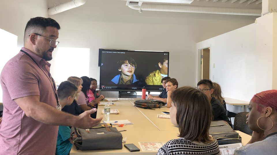 Francisco Suarez leads a summer visual storytelling camp