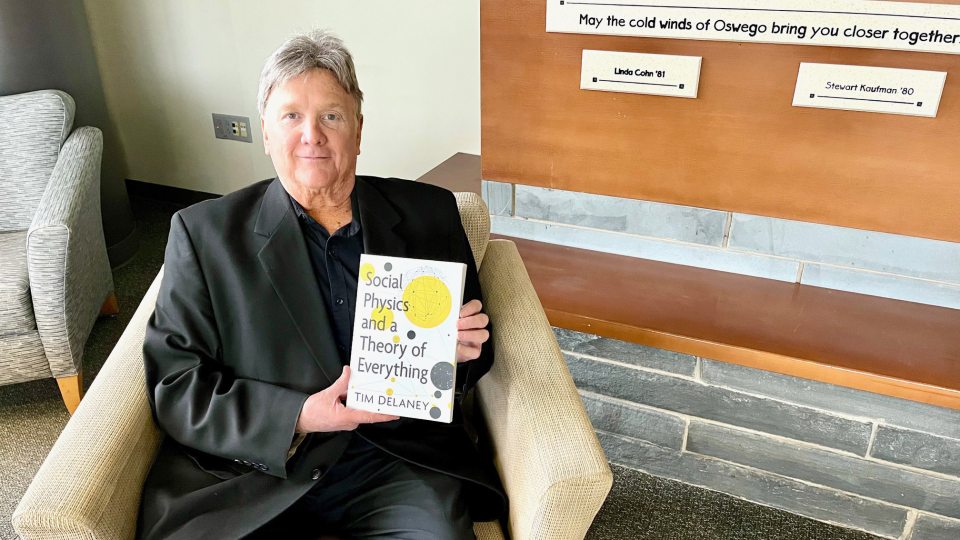 Longtime sociology professor Tim Delaney’s 24th first-edition book, recently published by McFarland, may well be his most ambitious, tackling humanity’s biggest questions by taking on “Social Physics and a Theory of Everything.”