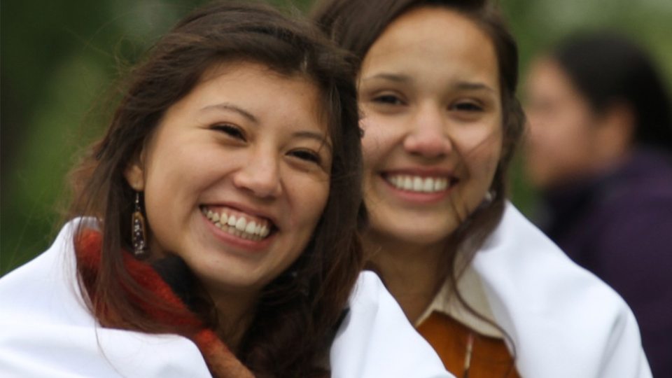 The documentary "Ohero:kon - Under the Husk" follows the journey of two Mohawk girls as they take part in their traditional rites of passage to become Mohawk women