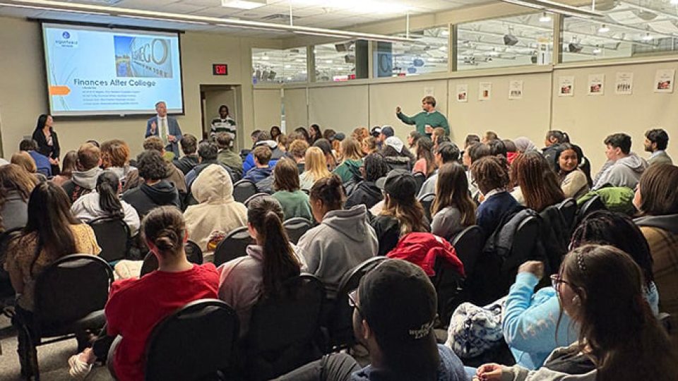 A surge of student interest turned last month's “Adulting Your Wallet” into one of the semester’s most in-demand career readiness events, and highlighted the impact that alumni can make on students’ development.