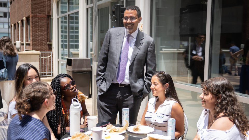 Isabelle (Izzy) Ronacher, Albieris (Albi) Castano, Cristal Garcia Corporan and Caitlin Watters attended as Chancellor John B. King Jr. and members of the SUNY Board of Trustees celebrated the Empire State Summer Corps’ second cohort 