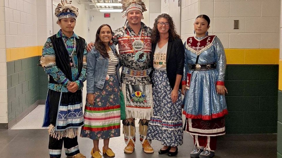 SUNY Oswego welcomes Ongwe’hoñ:wehkah Smoke Dancers for Laker Launch