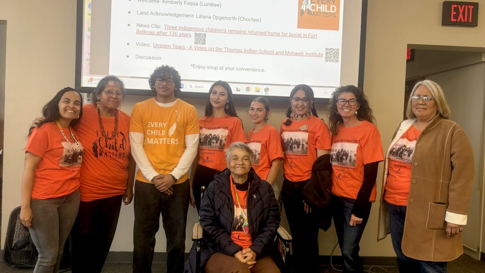  Indigenous staff and students came together to recognize Truth and Reconciliation Day, also known as Orange Shirt Day, with the message Every Child Matters.