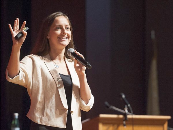 Kristina Anderson speaking