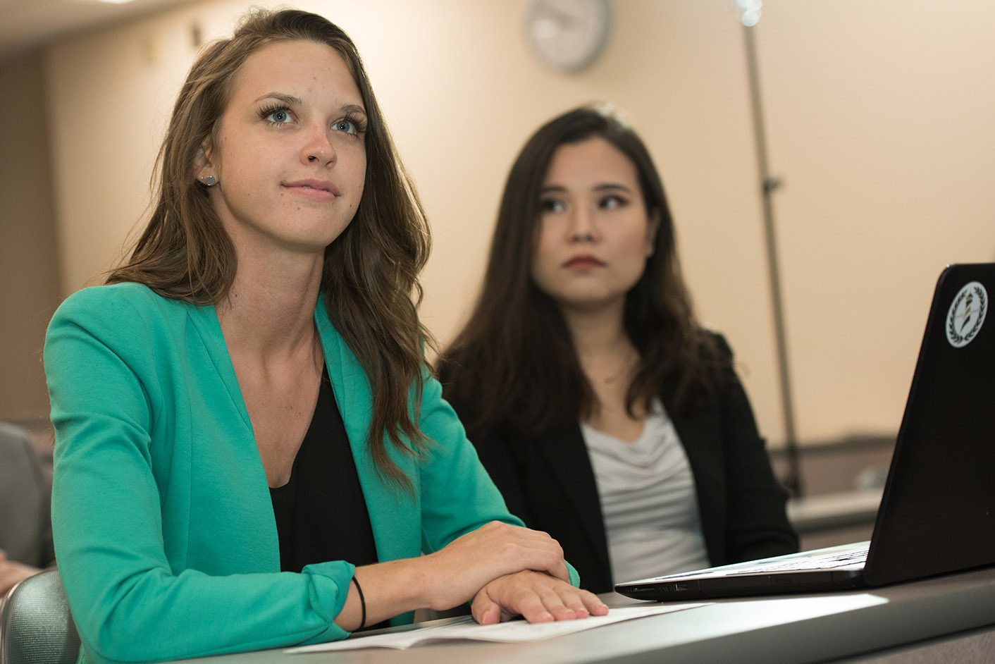Students in MBA program at SUNY Oswego