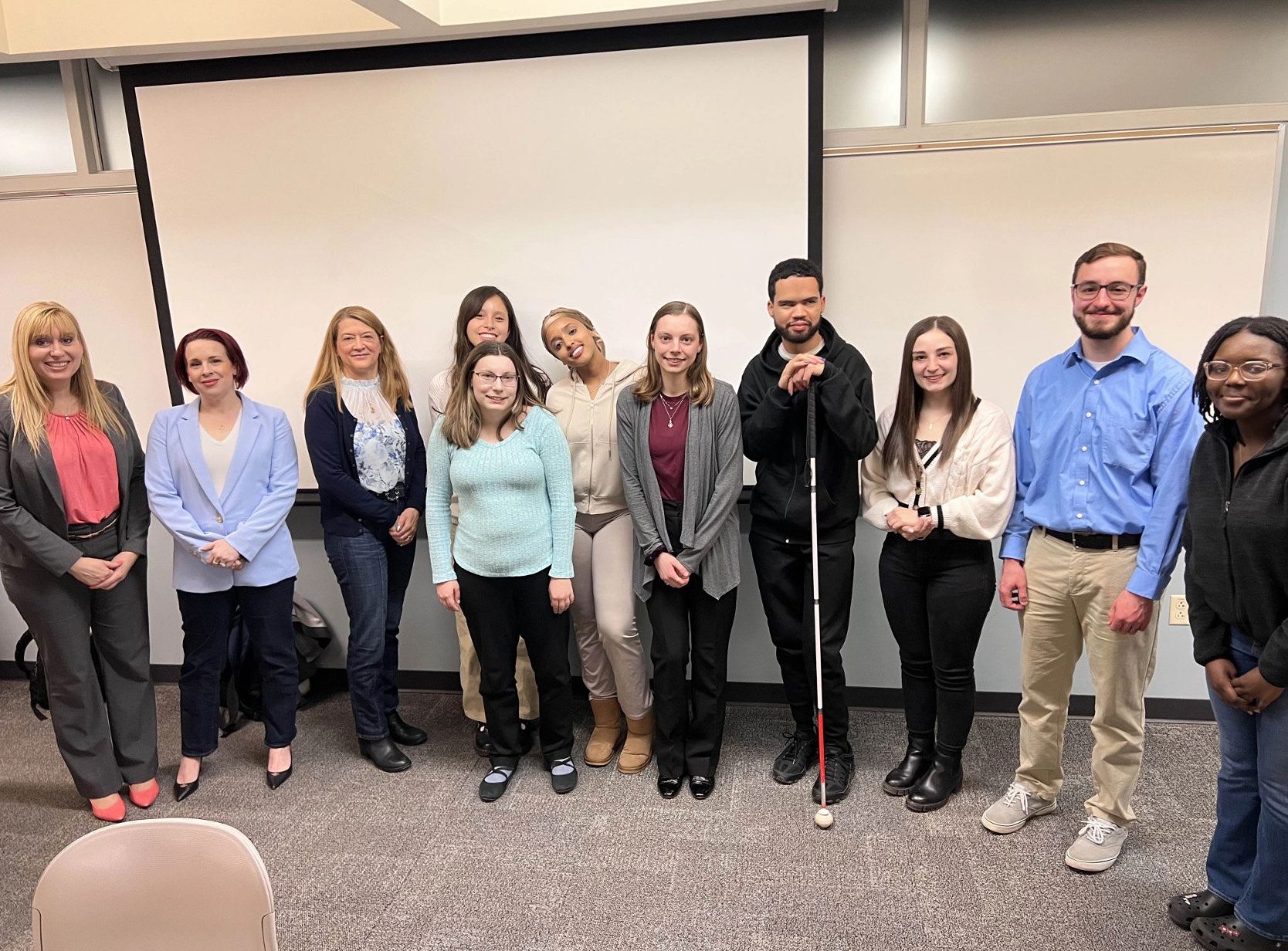Local HR executives meet with SUNY Oswego's Society for Human Resource Management organization