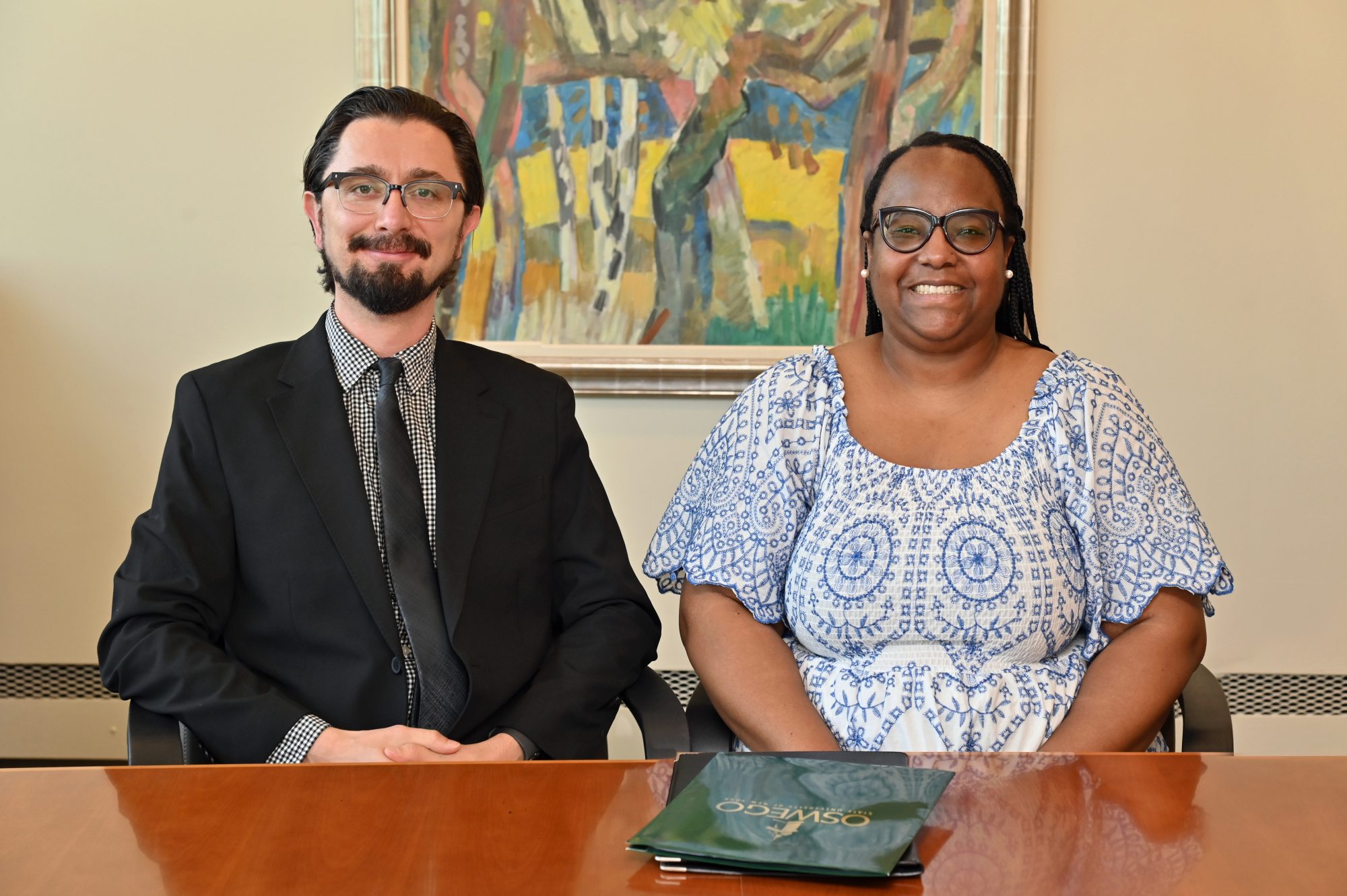 Murat Yaşar and Nichole Brown are both members of AASCU's newest Emerging Leadership Program