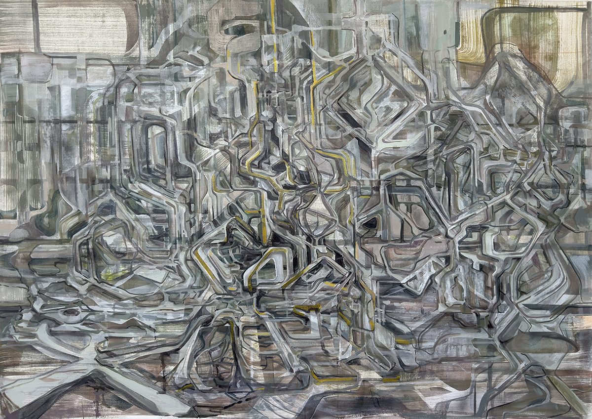Abstract painting by Christopher McEvoy