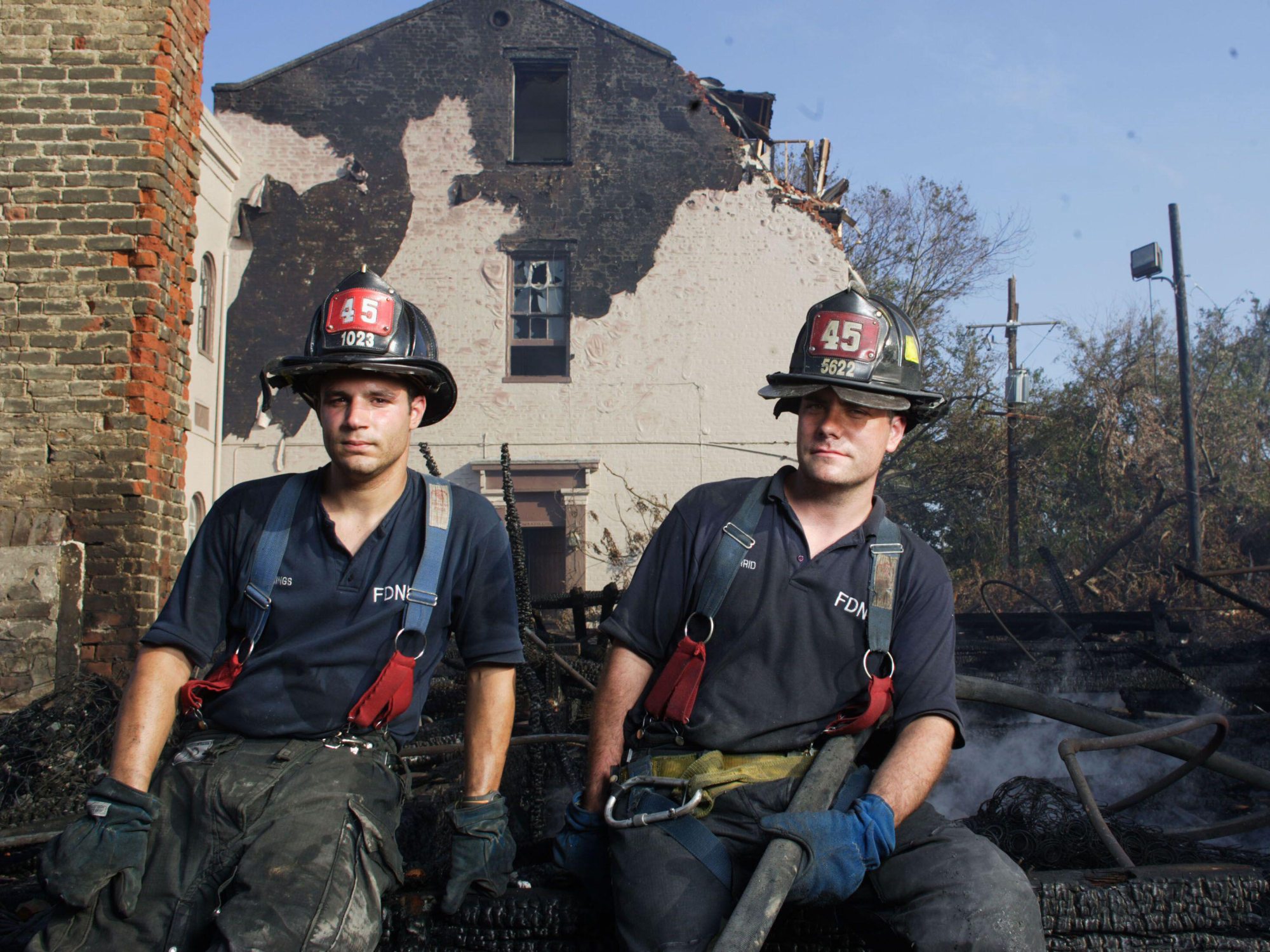 Martin “Marty” Currid (above right), a 2021 Oswego graduate, recently completed a 24-year career with the Fire Department of New York City, which culiminated in him serving as battalion chief.