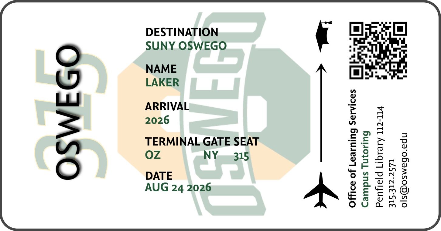 Decorative image meant to resemble an airline boarding pass.