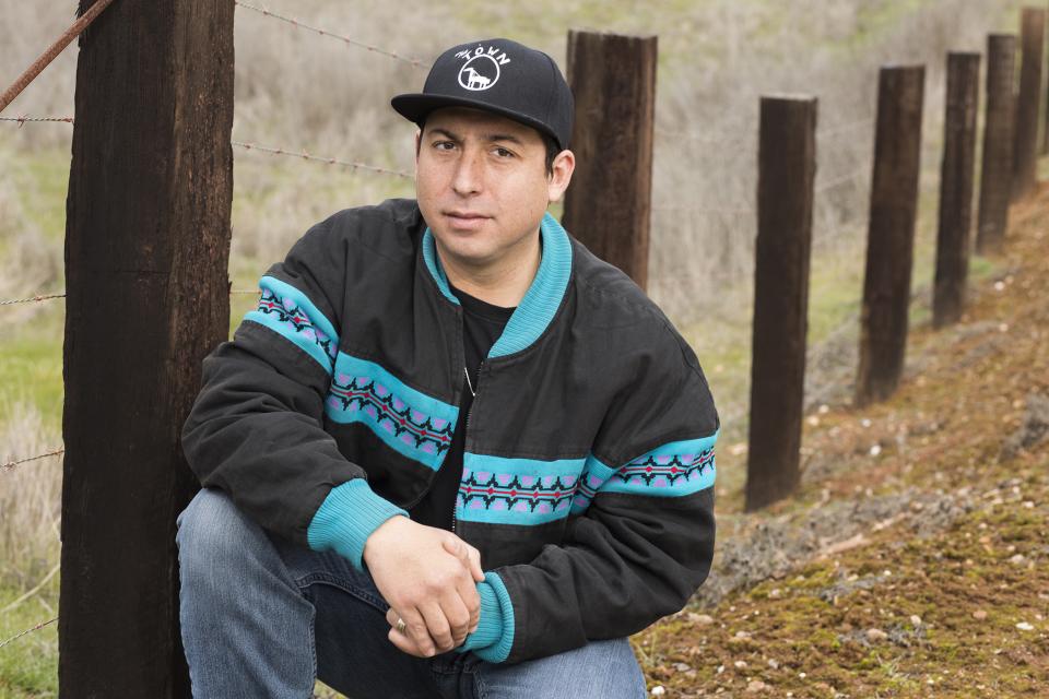 Author Tommy Orange, photo credit Elena Seibert
