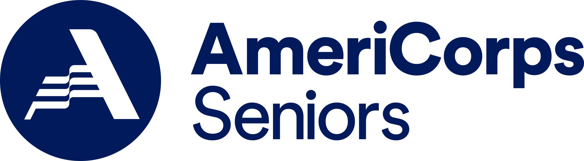 AmeriCorps Seniors Logo that&#039;s navy colored