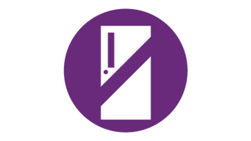closed door icon