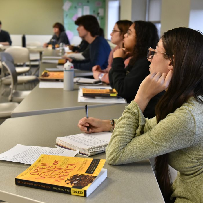 Students in a classroom