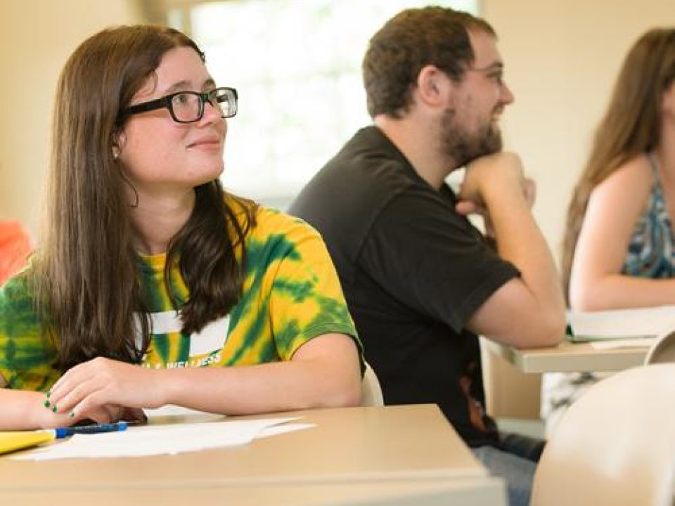 Students in class