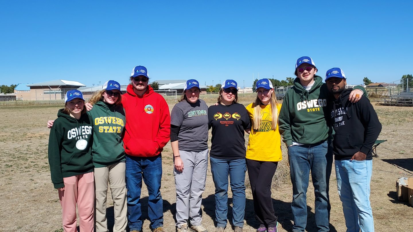 SUNY Oswego students in Albuquerque, New Mexico