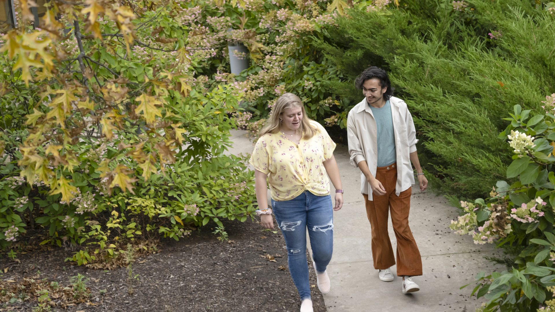 Students Walking