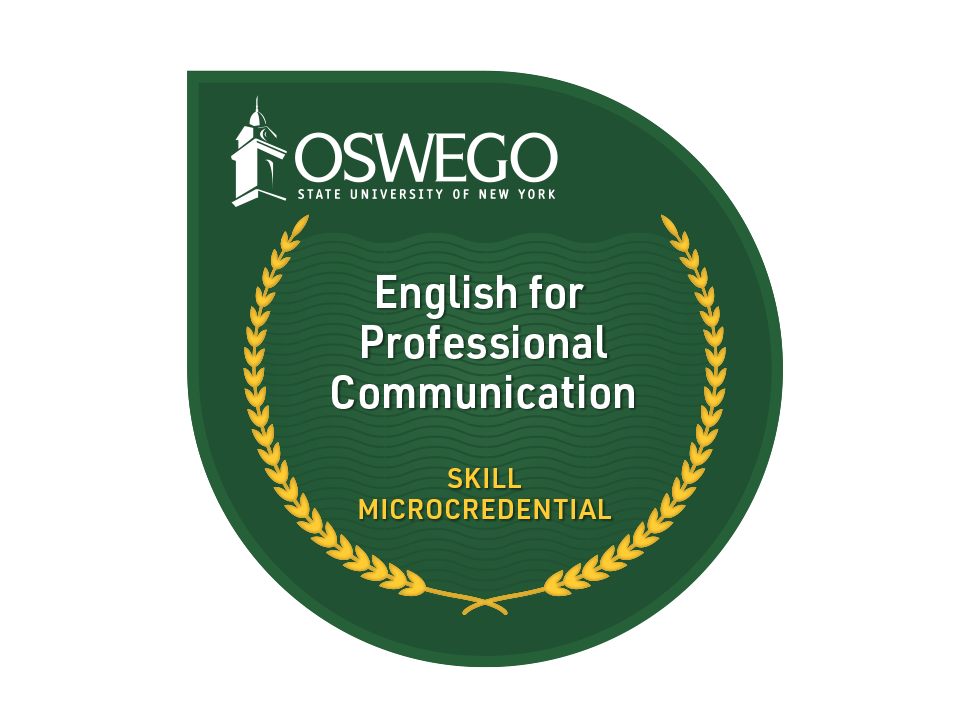 English for Professional Communication badge