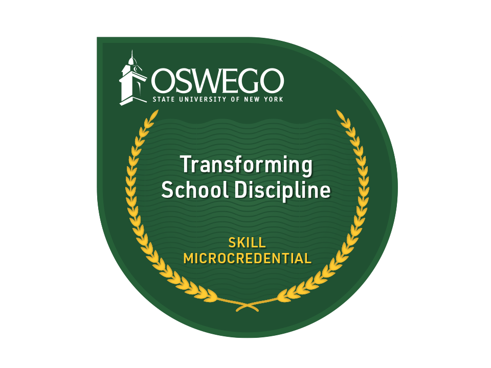 Transforming School Discipline microcredential 