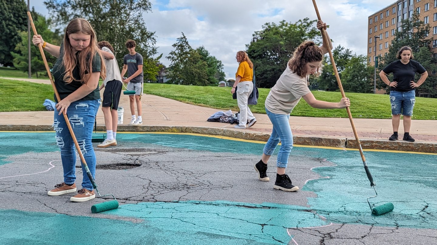 Lakers helping Paint the Road 2023