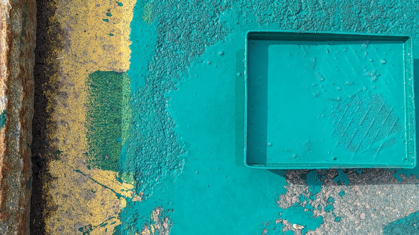 Paint spilled at Paint the Road 2023