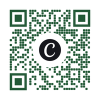A green QR code bringing people to the Dining Hall Sign-Up Form