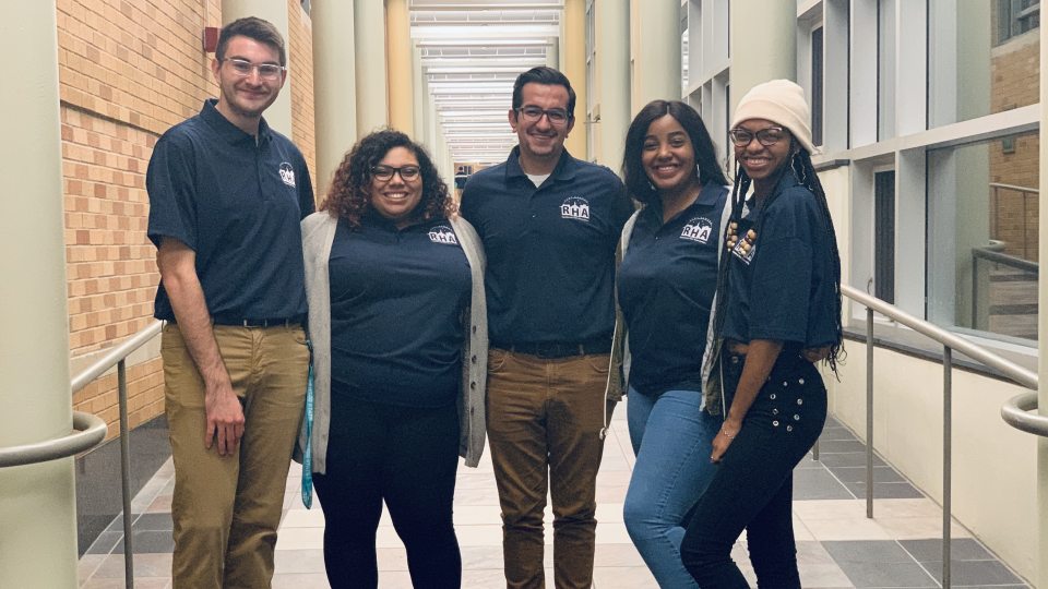 Resident Hall Director with Resident Assistants
