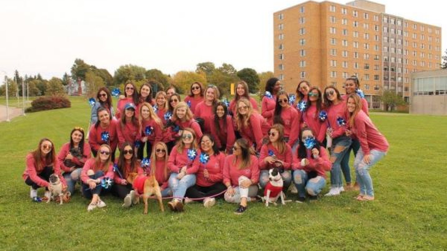 members of Sigma Delta Tau Sorority